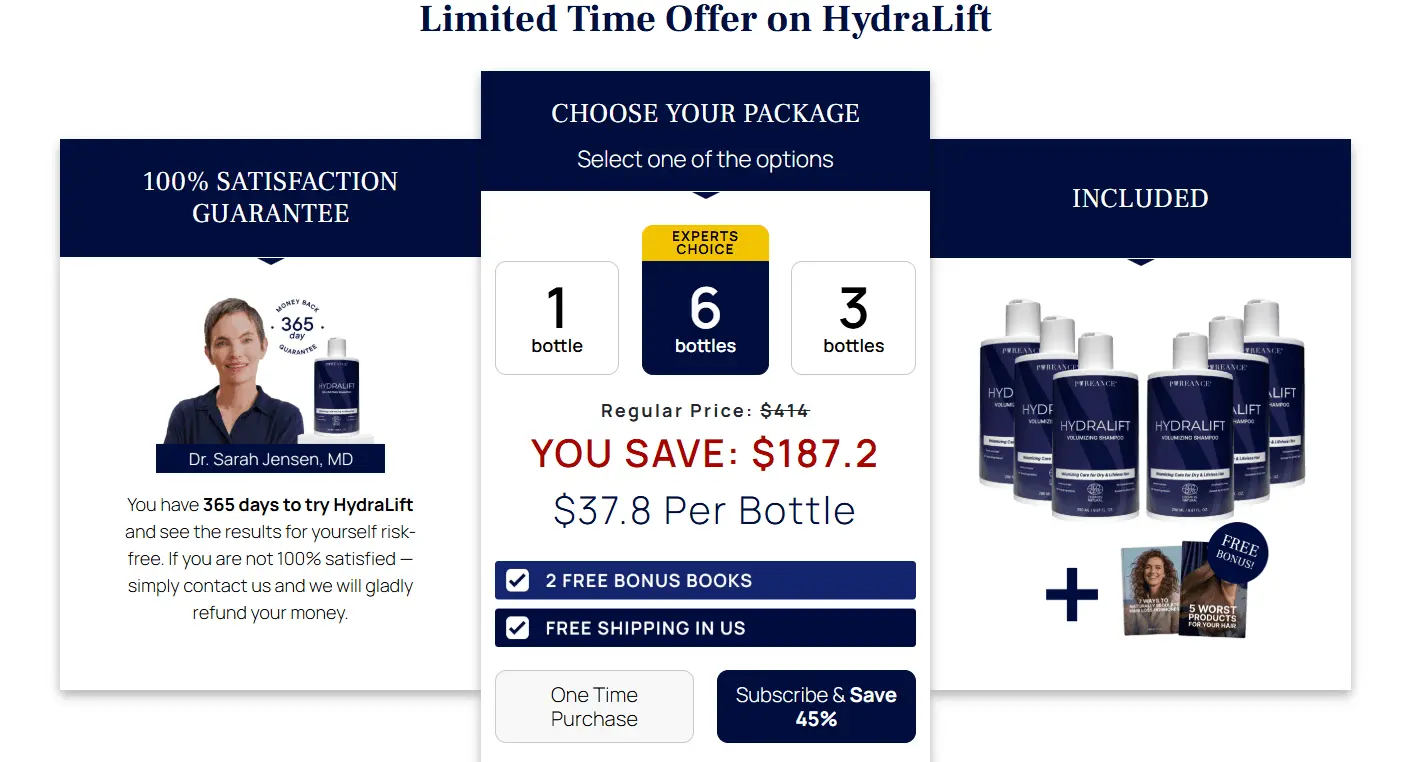 HydraLift Price